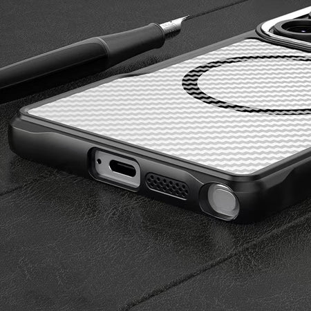 Husă protecție Carbon Defender Mag Samsung S25 Ultra negru GSM191253