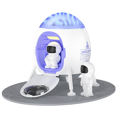 Proiector LED Starlight cu boxă Bluetooth, model capsulă spațială XO GSM192942