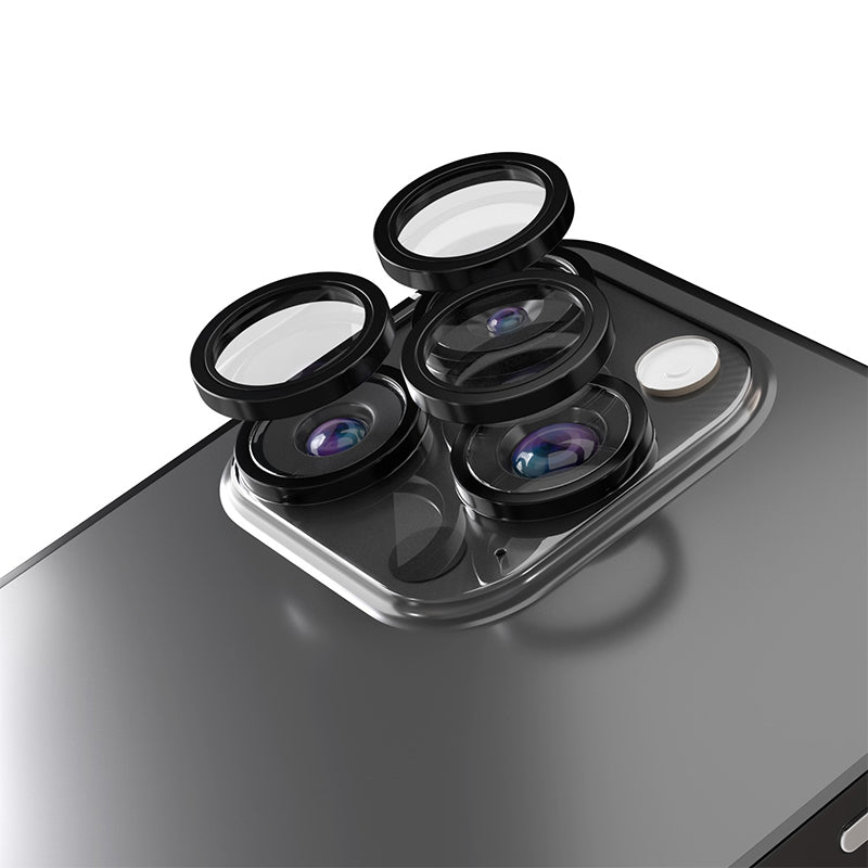 Protecție cameră pentru iPhone 16 Pro și 16 Pro Max, sticlă 9H cu strat oleofob