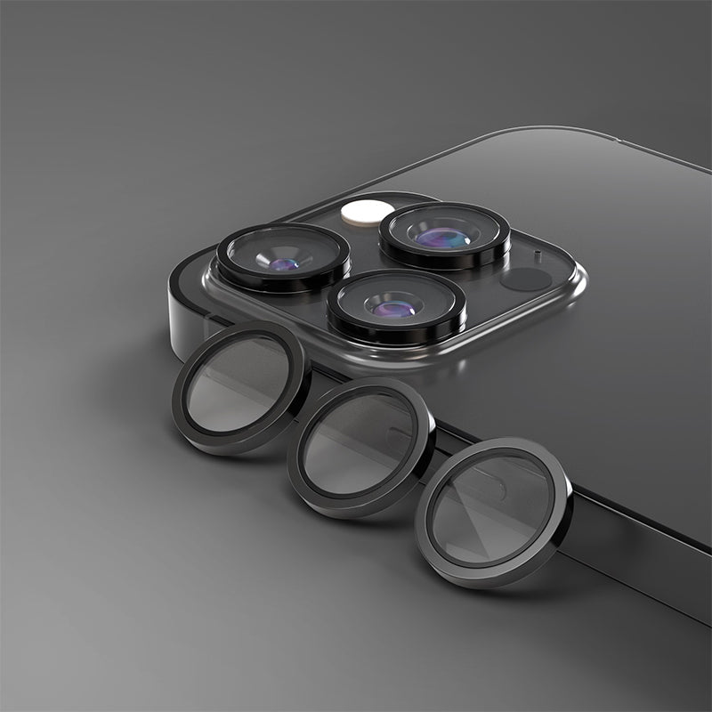 Protecție cameră pentru iPhone 16 Pro și 16 Pro Max, sticlă 9H cu strat oleofob