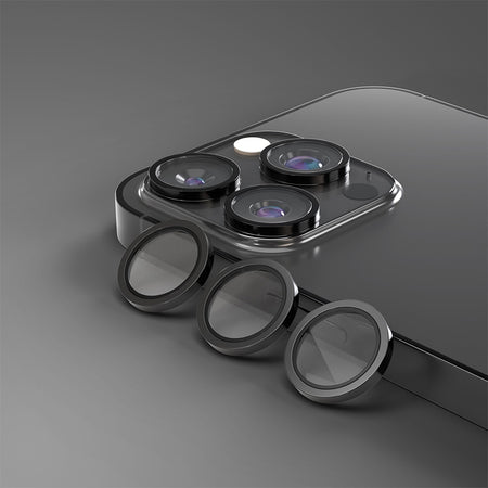 Protecție cameră pentru iPhone 16 Pro și 16 Pro Max, sticlă 9H cu strat oleofob
