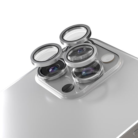 Protecție cameră pentru iPhone 16 Pro și 16 Pro Max, sticlă 9H cu strat oleofob
