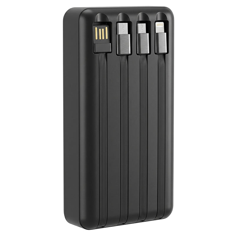 Power bank solar 20000 mAh, negru, 3 porturi USB, Setty GSM196780