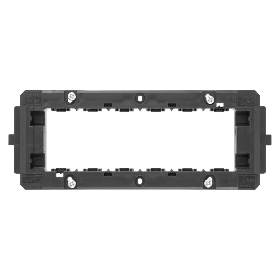 Suport de montare Gewiss System GW24230 cu 6 module pentru montaj îngropat