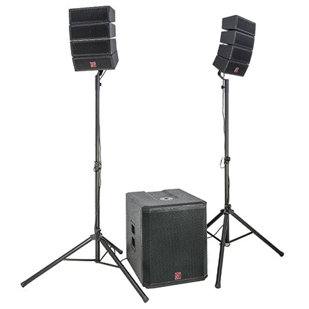 Kit subwoofer 18" 500W cu 2 sateliți 4" 200W RMS, BST HELIOS2.1