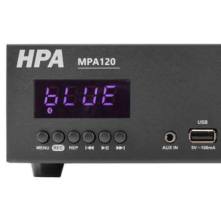 Amplificator linie 120 W cu Bluetooth, USB, 100 V, HPA HPAMPA120