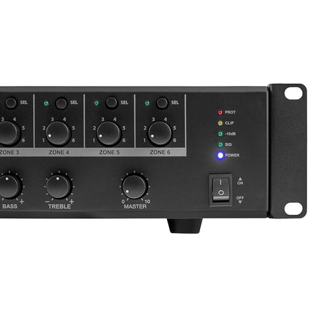 Amplificator linie 240 W, 6 zone Bluetooth USB, rack 19", HPA HPAMPA240Z