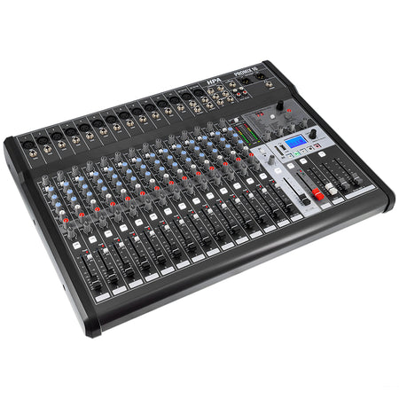Mixer digital 16 canale cu 48V, BT, USB, SD, multi-efecte HPA HPAPROMIX16