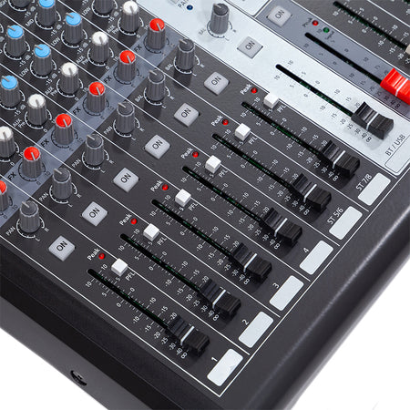 Mixer digital 8 canale cu USB, Bluetooth și alimentare 48 V HPA HPAPROMIX8
