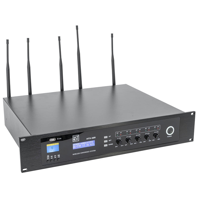 Receiver microfoane conferință până la 256 microfoane BST HTX-38R