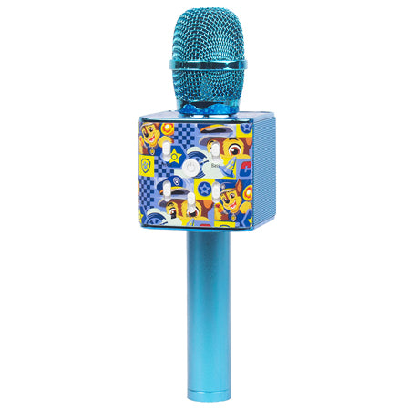 Microfon karaoke wireless Paw Patrol albastru, reglaj sunet, Bluetooth - Huslog HUS100029