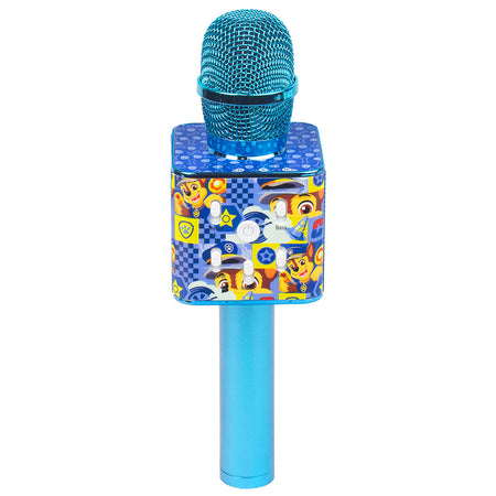 Microfon karaoke wireless Paw Patrol albastru, reglaj sunet, Bluetooth - Huslog HUS100029