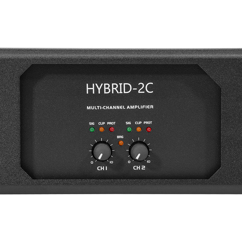 Amplificator hybrid 2×400 W 100V clasa D profesional HPA HYBRID-2C