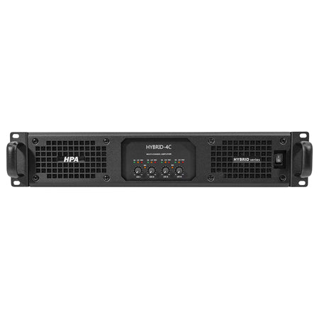 Amplificator hibrid 4x400W/4x800W RMS 100V/240V, clasa D, HPA HYBRID-4C