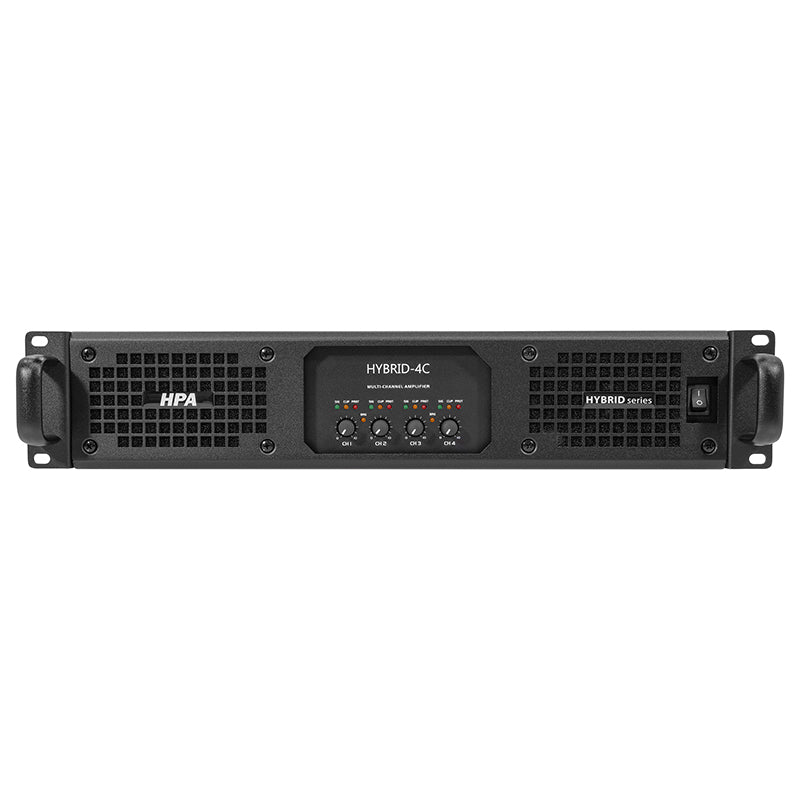 Amplificator hibrid 4x400W/4x800W RMS 100V/240V, clasa D, HPA HYBRID-4C