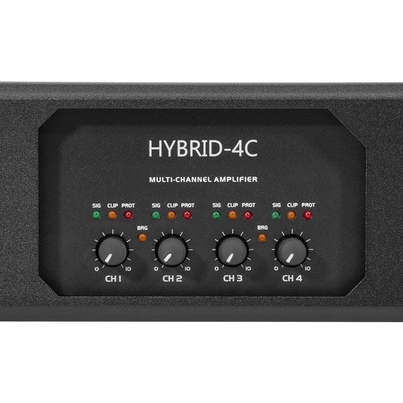 Amplificator hibrid 4x400W/4x800W RMS 100V/240V, clasa D, HPA HYBRID-4C