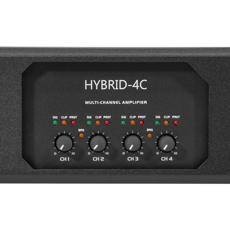 Amplificator hibrid 4x400W/4x800W RMS 100V/240V, clasa D, HPA HYBRID-4C