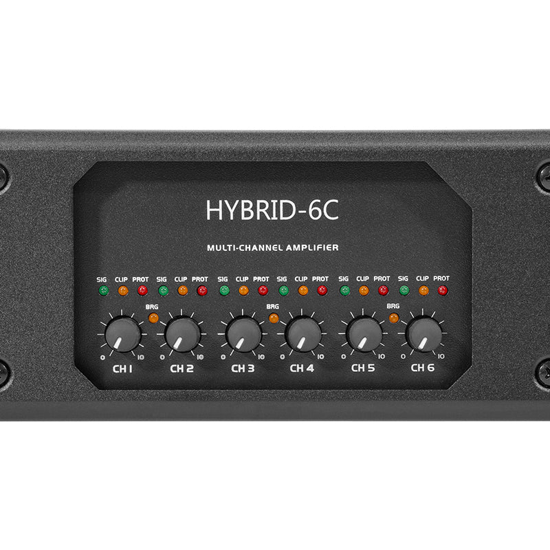 Amplificator hibrid 6×400 W RMS 8Ω, 6×800 W RMS 4Ω HPA HYBRID-6C