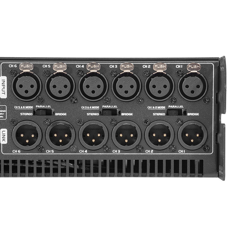 Amplificator hibrid 6×400 W RMS 8Ω, 6×800 W RMS 4Ω HPA HYBRID-6C