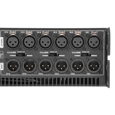 Amplificator hibrid 6×400 W RMS 8Ω, 6×800 W RMS 4Ω HPA HYBRID-6C
