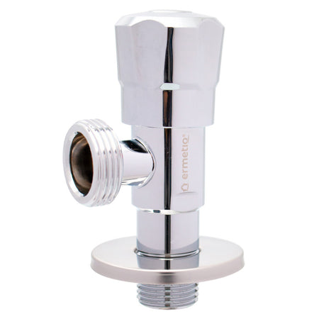 Robinet colțar Ermetiq CLASSIC din inox SUS304 cu racord 1/2" × 3/4"