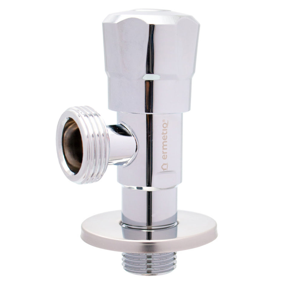 Robinet colțar Ermetiq CLASSIC din inox SUS304 cu racord 1/2" × 3/4"
