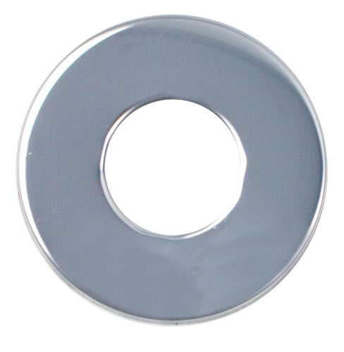 Robinet colțar Everline 1/2" × 3/4" din alamă cromată cu rozetă decorativă