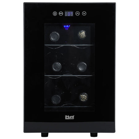 Răcitor vinuri silentios 6 sticle, No Frost, iluminare LED IH-WINE