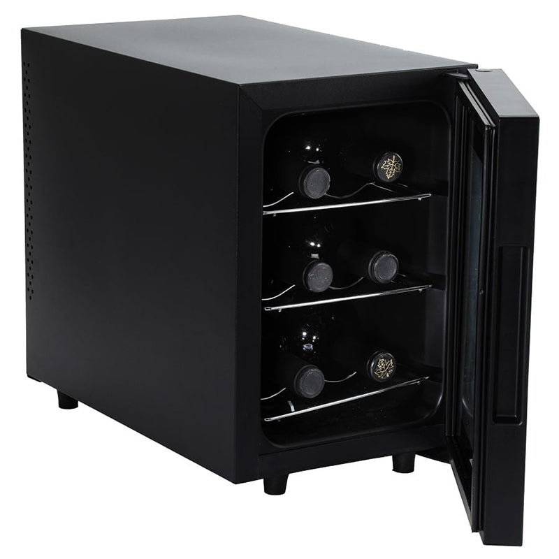 Răcitor vinuri silentios 6 sticle, No Frost, iluminare LED IH-WINE
