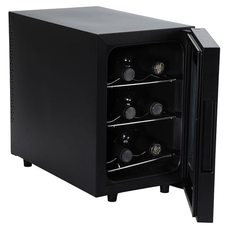 Răcitor vinuri silentios 6 sticle, No Frost, iluminare LED IH-WINE