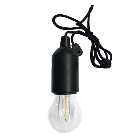 Lampă LED retro cu filament pe baterii, cu lumină caldă și cablu de 100 cm, neagră Velamp IL84-F