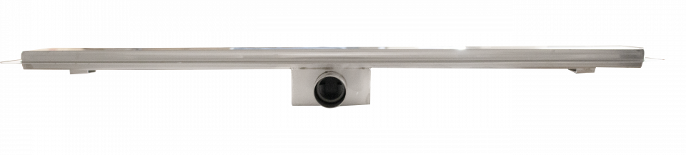 Rigolă de duș din oțel inoxidabil RAIL 600×70 mm cu evacuare orizontală