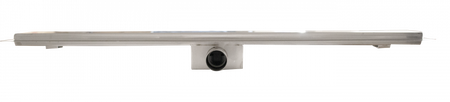 Rigolă de duș din oțel inoxidabil RAIL 600×70 mm cu evacuare orizontală