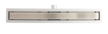 Rigolă de duș din oțel inoxidabil placabilă de 800 × 70 mm cu capac reversibil