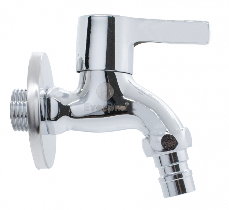 Robinet dublu serviciu ECO cu cuplare rapidă 1/2 inch din alamă nichelată cu cartuș ceramic