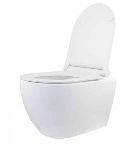 WC suspendat cu capac soft-close ERMETIQ BOAT de 505 × 350 × 350 mm