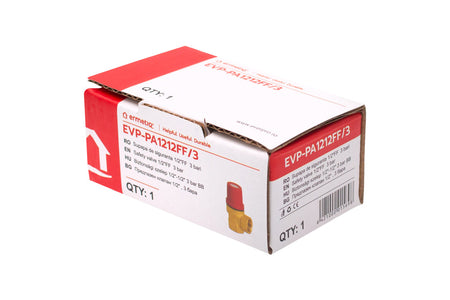 Supapă de siguranță 1/2″ × 1/2″ cu filet interior