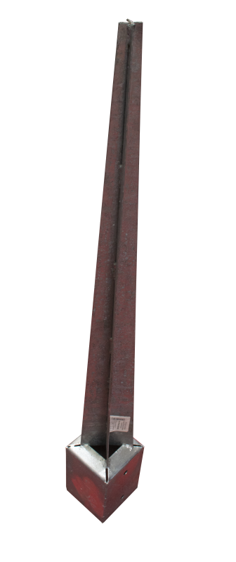 Element de fixare în fundație 71 × 750 × 150 mm cu grosime de 2,0 mm