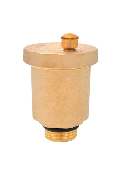 Aerisitor automat din alamă cu finisaj bronz și racord exterior de 1/2″, 10 bar