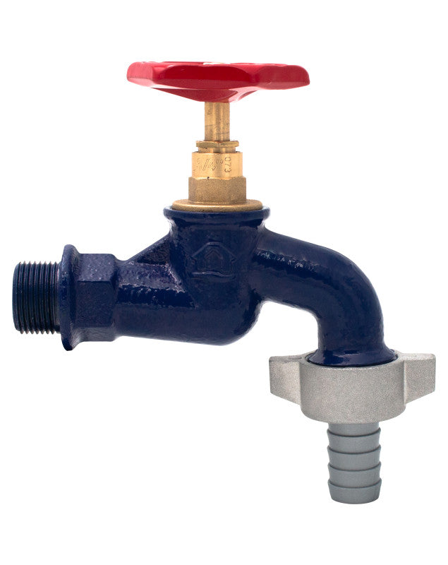 Robinet dublu serviciu din fontă 1/2" × 3/4" cu ștuț port-furtun