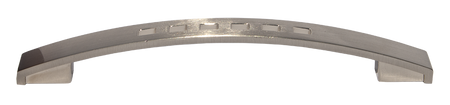 Mâner mobilier HOLEY nichel cu interax de 128 mm
