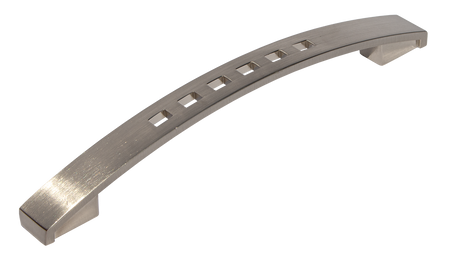 Mâner mobilier HOLEY nichel cu interax de 128 mm