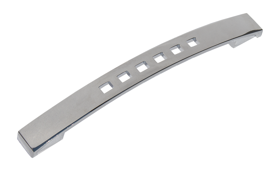 Mâner mobilier HOLEY crom cu interax 128 mm