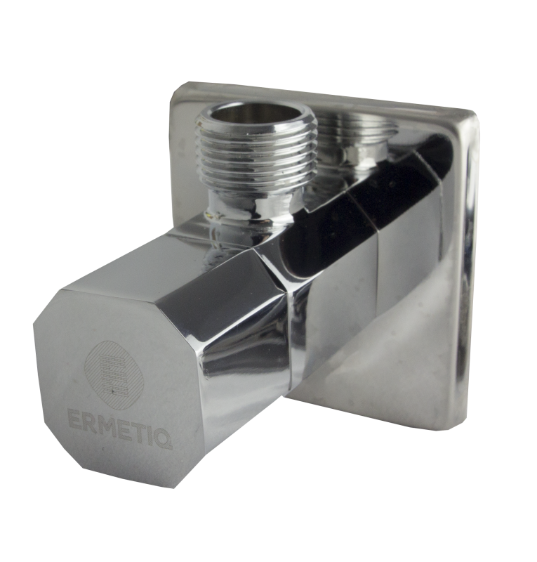 Robinet colțar Ermetiq STYLISH 1/2" cu filet exterior-exterior din alamă cromată