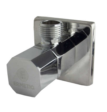 Robinet colțar Ermetiq STYLISH 1/2" cu filet exterior-exterior din alamă cromată