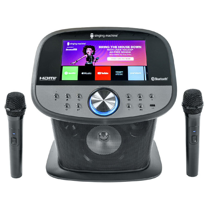Karaoke machine cu touch screen și 2 microfoane wireless ISM9011