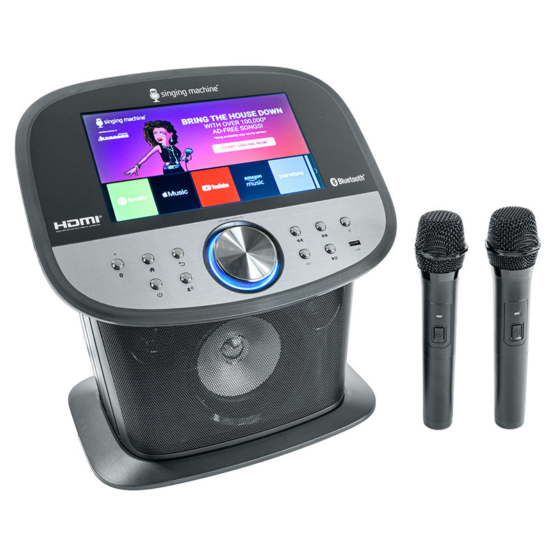 Karaoke machine cu touch screen și 2 microfoane wireless ISM9011