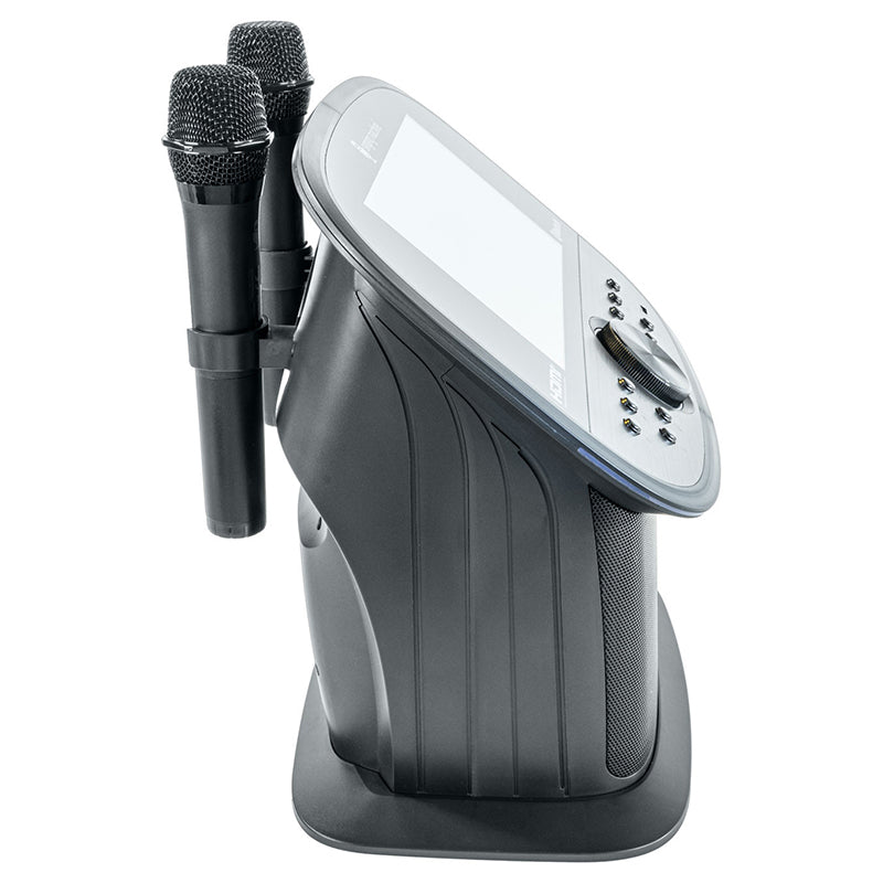 Karaoke machine cu touch screen și 2 microfoane wireless ISM9011