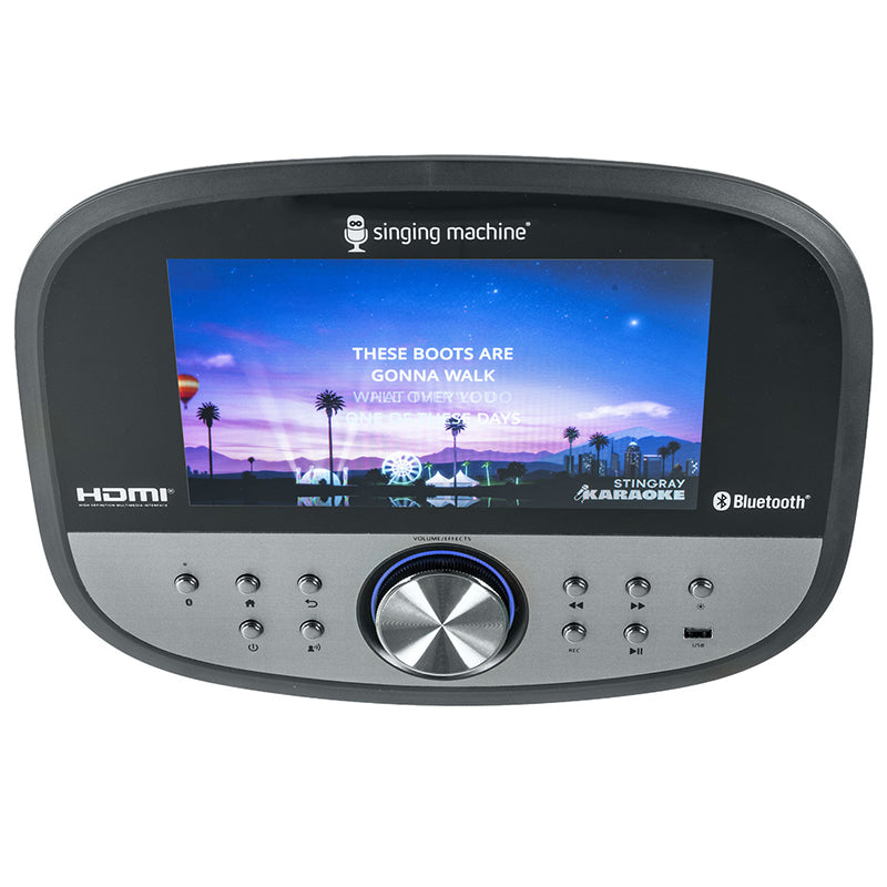 Karaoke machine cu touch screen și 2 microfoane wireless ISM9011