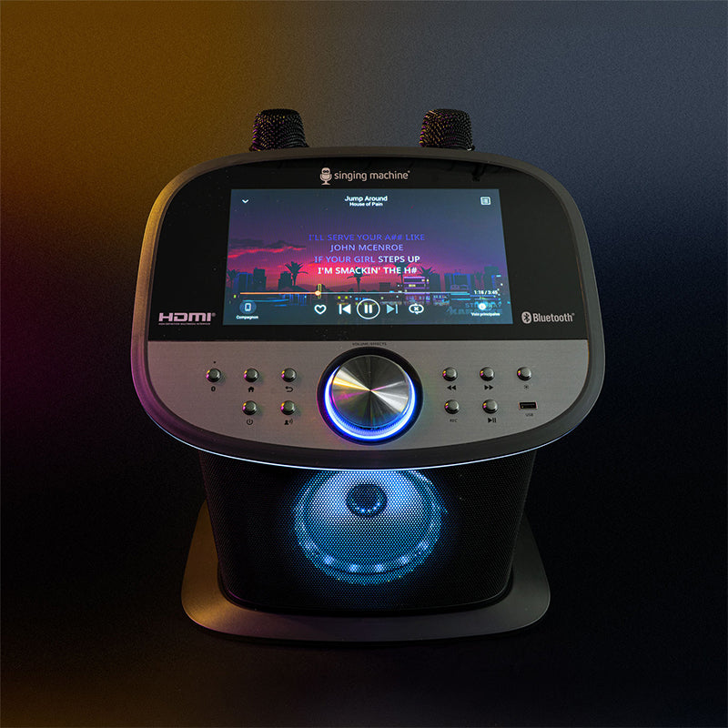 Karaoke machine cu touch screen și 2 microfoane wireless ISM9011